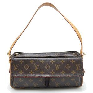 Louis Vuitton Monogram Vibasite MM Brown Shoulder Bag